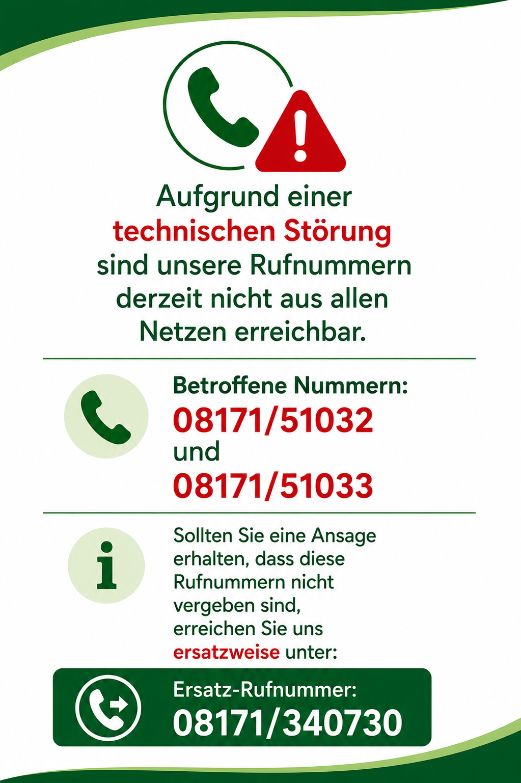 Störung Telefon